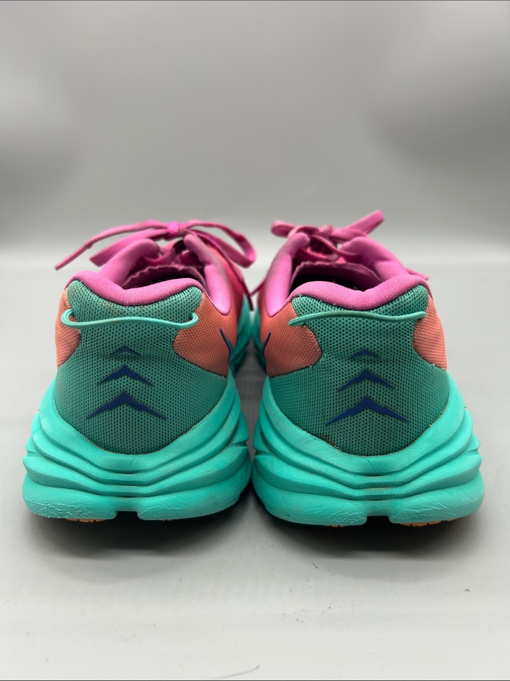 Hoka One One Rincon 3 Pink & Teal Women's Running Sneakers Size 7.5B - Picture 5 of 8